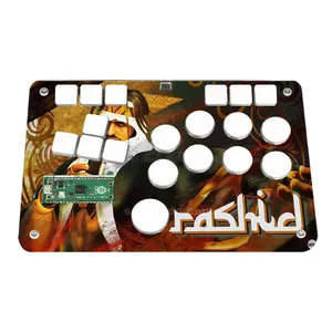 Joystick Fight Stick Fighting Controller Hitbox Detachable Transparent IMP Mixbox PCIO Chip Style Game Console For PC/PS4/Switch