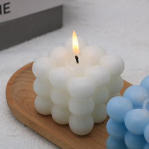 Molly Glory INS estilo 145g cera <span class=keywords><strong>de</strong></span> parafina natural fragancia vela cubo burbuja vela perfumada - Product Image 2