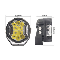 Projecteurs auxiliaires latéraux LED 5 pouces 80W 5953LM 12V pour conduite tout-terrain 4x4, barre de protection, pick-up, 4WD, SUV