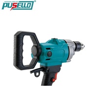 Perceuse à percussion électrique industrielle PUSELLO 1800W haute puissance, mélangeur de poudre de mastic, machine à mélanger la peinture, le ciment et le mortier portative 16MM