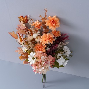 Bouquet de fleurs artificielles CallaFloral, hortensia en polyester, décoration intérieure, décoration murale pour mariage CF01475 - Product Image 3