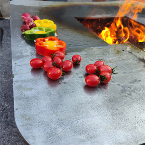 Camping al aire libre <span class=keywords><strong>patio</strong></span> trasero interior Metal redondo cuadrado Rectangular cartón acero Corten madera <span class=keywords><strong>Patio</strong></span> comedor fogata barbacoa parrilla - Product Image 6
