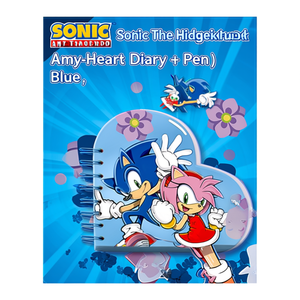 Sonic The Hedgehog Amy-Heart Diary + Bolígrafo, Azul - Product Image 2