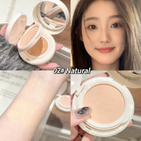Krim BB Air Cushion 2in1 Mineral Pelembap Pencerah Tahan Air, Menutup Sempurna, Menghidrasi, dan Mengunci Riasan