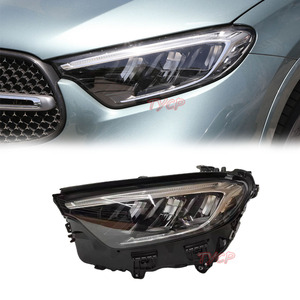Pour mercedes-benz <span class=keywords><strong>GLC</strong></span> 254 lentille de phare LED <span class=keywords><strong>2023</strong></span> 2024 2025 phare d'origine GLC200 260 300 <span class=keywords><strong>AMG</strong></span> 43 <span class=keywords><strong>63</strong></span> coupé C254 SUV X254 lumière - Product Image 1