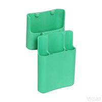 Vente en gros de couvercles magnétiques dégradables de 105 mm pour étui à cigarettes avec 2 trous pour cigarettes et 1 trou pour briquet, accessoires pour fumeurs