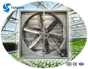 Ventilateur d'extraction industriel électrique 1380 / Ventilateur de refroidissement pour élevage avicole / Hotte de ventilation murale pour serre - Product Image 1