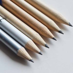 Aksesoris Golf harga pabrik kustom pensil Golf Hb 3.5 inci dengan Logo dan penghapus pensil pendek Mini - Product Image 3