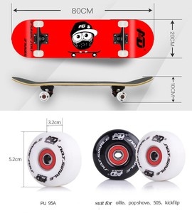 Grande Vente en Stock Skateboard Complet Abordable en Bois d'Érable 7 Plis pour Sports Extrêmes et Plein Air - Product Image 4