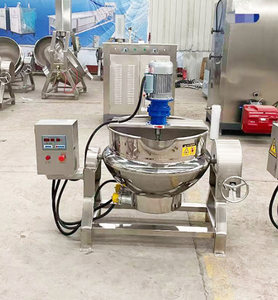 Prix usine Chaudière à double enveloppe chauffée à <span class=keywords><strong>la</strong></span> vapeur, idéale <span class=keywords><strong>pour</strong></span> <span class=keywords><strong>la</strong></span> fabrication de sirop de sucre et de confiture - Product Image 1