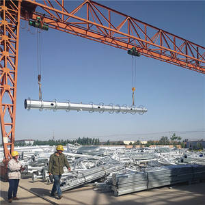 Fabrikgefertigter 25m 40m hoher Netzwerk-GSM-Kommunikations-Monopolmast, Telekommunikations-Stahlmast, feuerverzinkt, 30+ Jahre Lebensdauer - Product Image 4