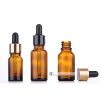 Großhandel 5ml-100ml Zylinder-Serum-/Ätherische-Öl-Flaschen aus Braunglas mit Aluminiumkappe, BPA-frei
