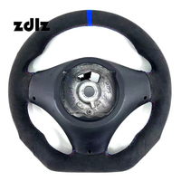 Volant en daim noir intégral pour BMW Série 3 E90 E92 E93 E82 E87 M3 Accessoires intérieurs de voiture