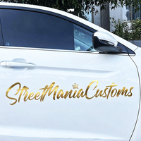 Autocollants de voiture de luxe personnalisés avec logo et lettres, résistants aux intempéries, amovibles, écologiques, avec ruban de transfert – Vente chaude