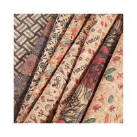 Tissu en cuir synthétique PU gaufré extensible à texture personnalisée pour sacs en liège et revêtements de canapé