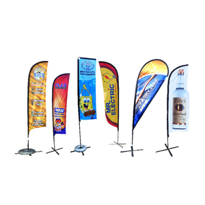 Boutique simple face école 3m bannières en plumes drapeau en plumes personnalisé drapeau de plage personnalisé - Product Image 3