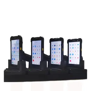 Biometric Rfid Uhf Handset Mobile Reader Pda 2D Mobile Data Collectors Android 11 Pda Con Impresora Integrada Delivery Pda