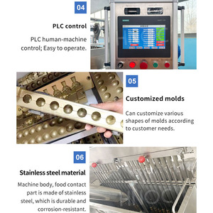 Ligne de production automatique de gelée en forme de fruit HNOC Starch Mogul Gummy Bear Candy Make Plant - Product Image 4