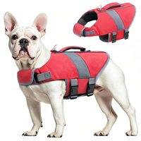 Gilet de sauvetage réfléchissant et réglable Oslueidy à haute flottabilité pour chiens de taille moyenne - Maillot de sauvetage pour animaux de compagnie pour la natation, la navigation de plaisance et le surf