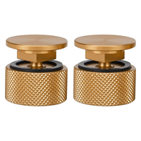 Attaches de casque de capot de soudage pièces de rechange de casque en or accessoires de capot rondelle en aluminium-Silicone 1 paire, passefitter