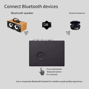 Reproductor de Casetes Portátil con Bluetooth, Funciones de Reproducción Rápida, Avance, Retroceso y Volteo Automático - Product Image 6
