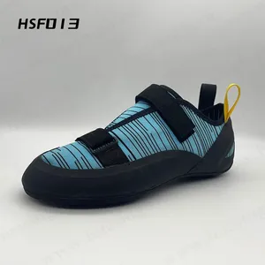 YWQ, scarpe da trekking traspiranti con design a nastro magico regolabile per alpinisti con impugnatura forte in gomma suola da arrampicata scarpe HSF013