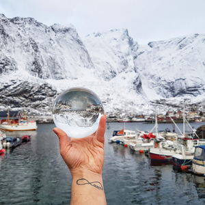 Hotsale Solid Glass Crystal Ball Photography High Quality Transparent Glass Crystal Ball