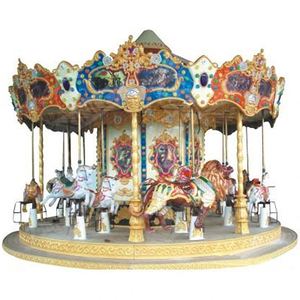 Nouvelle conception de manège à deux étages pour enfants et adultes, parc d'attractions, carrousel à 88 places - Product Image 4
