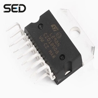 Controlador de Motor Paso a Paso L298N Multiwatt15, Chip de Controlador de Puente IC, Original y Genuino
