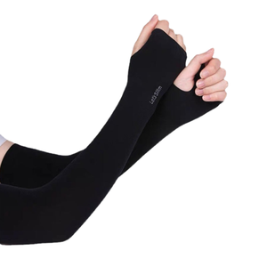 Conjunto de manga de brazo de Ciclismo de verano Transpirable Impreso Transpirable Manga de brazo de ciclismo Sin costuras Nylon Seda Calor fresco Liso al aire libre - Product Image 1