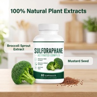 Capsules de Sulforaphane OEM 50MG – Complément de Sulforaphane avec Germes de Brocoli, Glucoraphanine, Myrosinase pour la Santé Cellulaire et Immunitaire