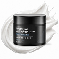 Produits de soin de la peau pour hommes, crème revitalisante pour le visage, renforce la barrière cutanée, formule au squalane, anti-âge, hydratant de nuit rapide
