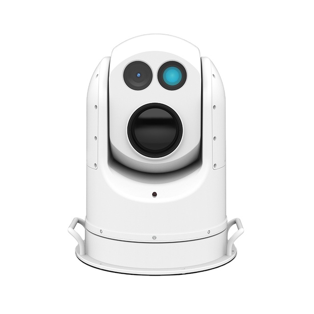 Hi-quality Middle Size Triple Lens Long-Distance Laser GYRO Stablilization Waterproof IP66 E/O Ptz Camera