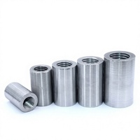 Acoplador de Rosca Recta para Varilla Corrugada HRB400 Estándar Nacional, Galvanizado, Proceso de Laminación de Roscas, Resistencia a la Tracción Estable y Fuerte