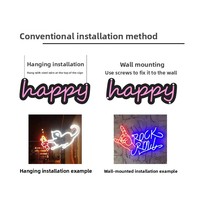 Enseignes lumineuses LED néon personnalisées, panneaux publicitaires, éclairage d'ambiance pour bars et restaurants, lumières murales tendance, conception gratuite, fabrication chinoise, montage mural