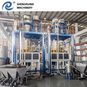 Automatic Plastic PVC Powder Feeding Dosing Mixing Compounding Production Line condiments batching machines