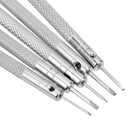 Mini tournevis Portable en acier de précision 0.8-1.6mm pour réparation de montres outils de montre Kits d'outils de retrait de bande