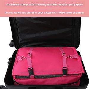 Bolsa Organizadora de Equipaje Plegable al por Mayor, Bolsa de Almacenamiento Portátil para Ropa Interior, Zapatos, Bolsa de Viaje Colgante de 3 Capas - Product Image 5