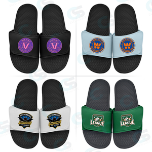 Greatslides đội thể thao biểu tượng tùy chỉnh trượt dép cho nam giới, EVA Slide dép mềm duy nhất dép, tùy chỉnh trượt dép với logo - Product Image 3