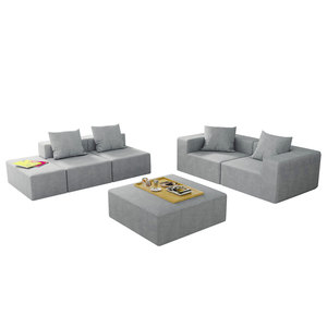 Breathable Living Room L-shaped Compressed <strong>Sofa</strong>, Modular Sectional <strong>Sofa</strong> <strong>Bed</strong>, Foam Fabric Vacuum-packed <strong>Sofa</strong> - Product Image 3