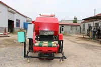 Vente en gros d'usine, presse à balles de foin électrique à commande intelligente avec fonction d'emballage, presse à balles ronde