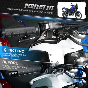 NICECNC Palancas Cortas de Freno y Embrague de 1-2 Dedos para Yamaha Tenere 700 XTZ700 <span class=keywords><strong>MT</strong></span>-<span class=keywords><strong>07</strong></span> <span class=keywords><strong>MT</strong></span>-09 XSR700, Empuñadura Anodizada de Alto Rendimiento - Product Image 5