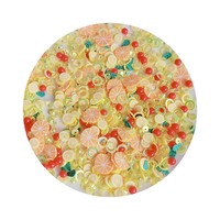 500G Plak Van Polymeerklei Met Citroenfruit-Thema Hagelslag Hete Plak Van Zachte Klei Voor Nail Art-Vakantiefeestdecor Liefdesbeeldje Model