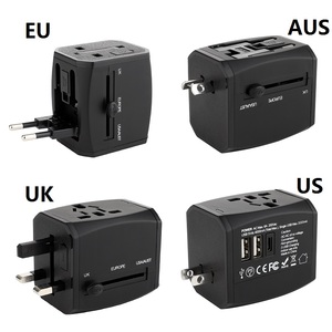 Adaptador de Corriente Universal de Viaje RRTRAVEL HHT525 con <span class=keywords><strong>3</strong></span> Puertos <span class=keywords><strong>USB</strong></span> y <span class=keywords><strong>Enchufe</strong></span> para Uso Hospitalario e Industrial 110V-240V - Product Image 4