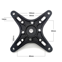 Soporte de Monitor Giratorio con Brazo de Montaje VESA de 75x75 mm, Tamaño B, para Reposacabezas de Camión, Autobús o Automóvil, Ajustable para iPad, Rotación de 360 Grados, para Ram