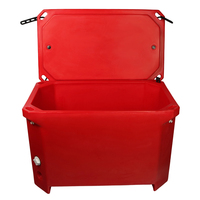 Vente flash : Glacière isotherme en plastique rotomoulé de 220 L, réfrigération par blocs de glace, rétention de la glace pendant 5 jours pour le transport de poisson et de vin
