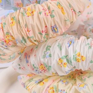 กระดาษรองดอกไม้ลายดอกหลากสี ขนาด 50*40 ซม. ผลิตจากผ้าฝ้ายเนื้อหนา สำหรับห่อดอกไม้ในร้านดอกไม้ - Product Image 3