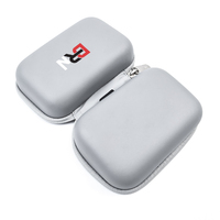Organisateur en EVA durable pour outils et accessoires, insert en EVA personnalisé avec logo, poche en maille sandwich, tirette de fermeture éclair en métal, étanche