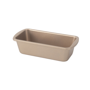 Rectangular Gold Non Stick Loaf Pan 450Ml Baking Mold For Home Oven Cake Making <b>Tools</b> - Product Image 2