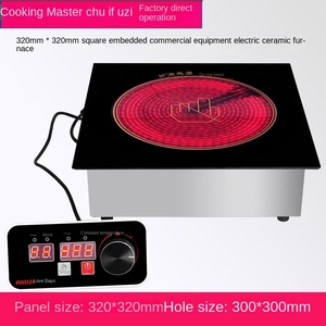 Rectangle Commercial Multifonctionnel Shabu Shabu Hot Pot 3500W Infrarouge Électrique Céramique Cuisinière En Acier Inoxydable Cuisine Utilisation - Product Image 3